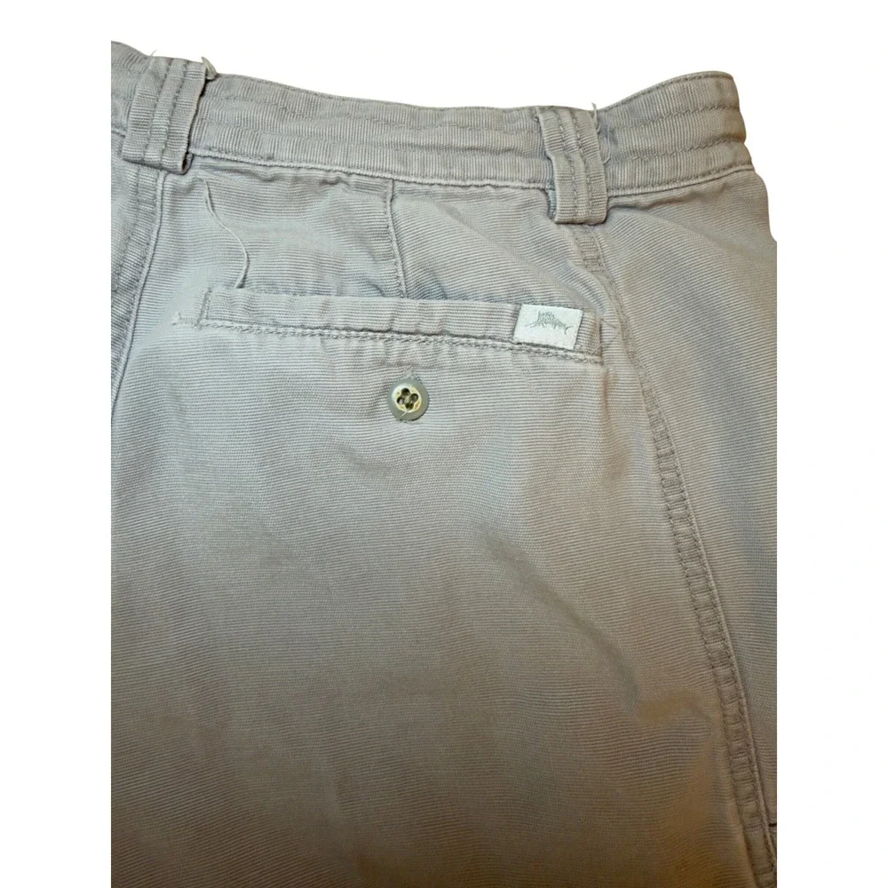 Tommy Bahama Cargo Shorts Mens 32 Grey Good Relax Utility Island Tropical